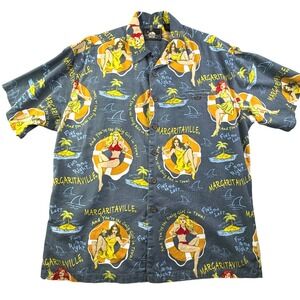 Jimmy Buffett's Margaritaville Pin Up Girl Shirt XL‎